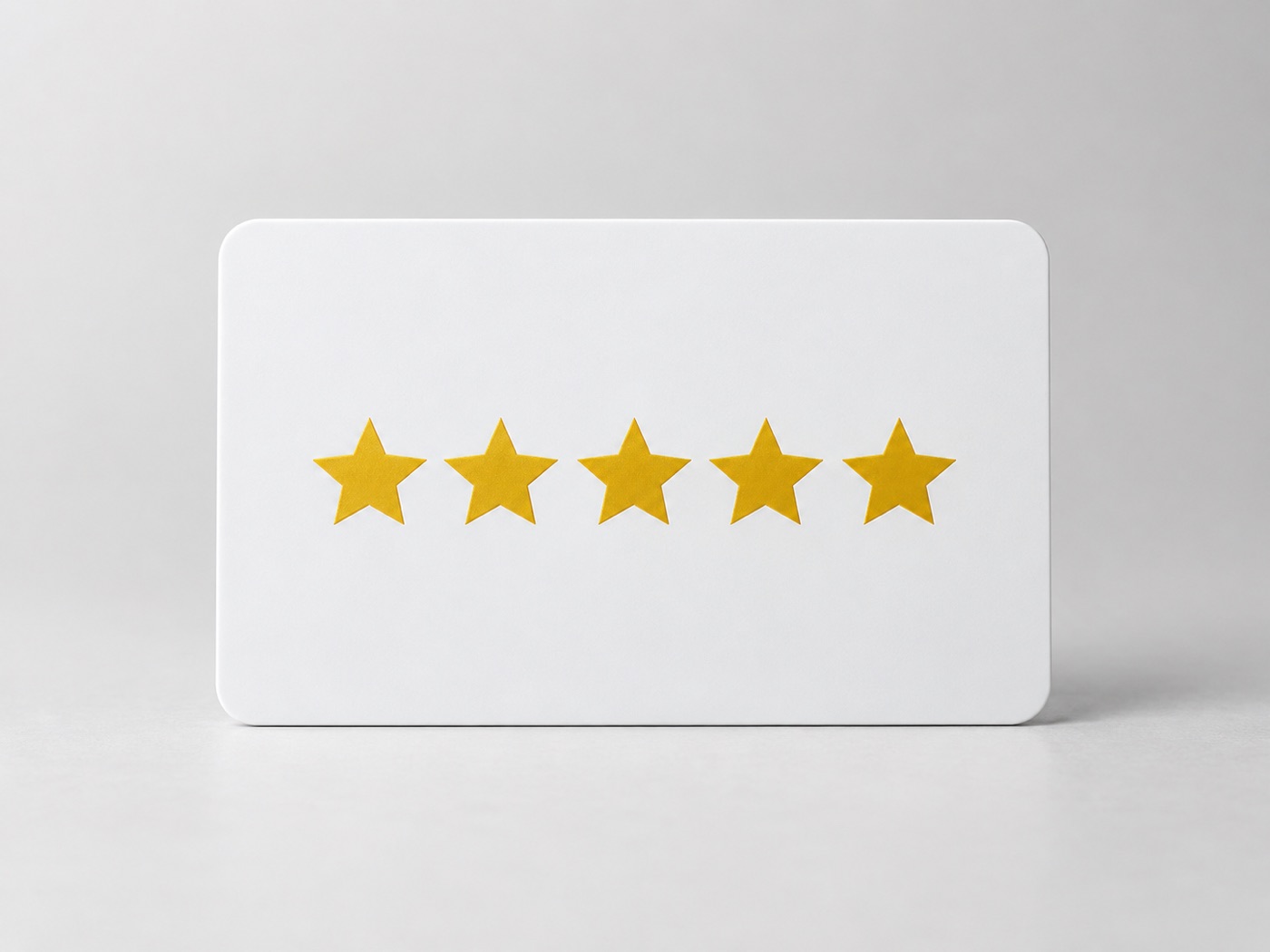 Customer leaving a Google review